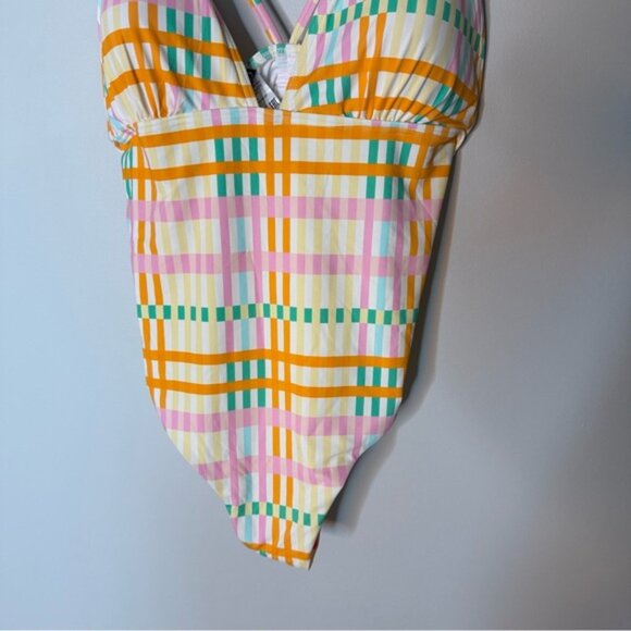 VERO MODA New Multicolour One Piece Swimsuit Bathing Suit Adjustable Straps - Picture 7 of 11